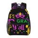 thumbnail image 1 of Fotbe Mardi Gras with Flamingo Mochila Casual con Estampado para Escuela, Viajes y Actividades al Aire Libre - Duradera, Ligera y Cómoda, 1 of 5