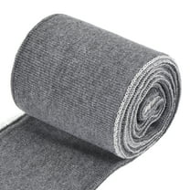 Elastic Cuffs Ribbed Trims 31.5" x 2.8'' Cotton Fabric Knit Rib Stretch Cuff Sleeve Waistband, Dark Grey 1 Pair