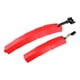 thumbnail image 2 of Juego de 2 guardabarros para bicicleta con accesorios ligeros y fáciles de usar. Rojo, 2 of 9