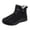 Black, variant on Winter Ankle Snow Boots Fashionable Solid Color Lined Warm On Lightweight Boots Comfortable Casual Footwear for Women Fur Lined Waterproof Booties