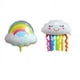 thumbnail image 2 of Globos de aluminio con forma de nube blanca para fiestas temáticas de baby shower, cumpleaños, decoraciones para fiestas de cumpleaños, 2 of 2