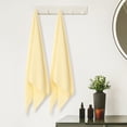 thumbnail image 4 of REGALWOVEN Cotton 2 Pack Soft Bath Towel Set, Highly Absorbant, Quick Dry, Lightweight Towel for Bathroom White 28" x 56", 4 of 8