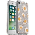 thumbnail image 1 of OtterBox Symmetry Clear Series Case for iPhone SE 3rd and 2nd gen and iPhone 8/7 Only - Non-Retail Packaging - Vintage Daisy, 1 of 5