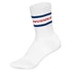 thumbnail image 2 of HUDDLE Calcetines Unisex, pack de 6 – Rayas, logo, crew, calcetines deportivos, color liso Blanco/Azul/Rojo 39-42, 2 of 3