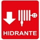 thumbnail image 1 of Señalamiento de seguridad y protección civil: "Hidrante", rojo y blanco. Plástico estireno calibre 40, medidas: 20 x 20 cm, ideal para interiores y exteriores. Letrero, Señal cuadrada informativa., 1 of 4