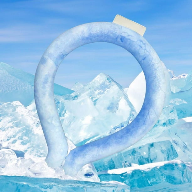 Tubo de enfriamiento del cuello Yinane Enfriador de cuello Azul