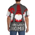 thumbnail image 3 of Balery Chillin with My Gonme Camisa Casual de Manga Corta con Botones para Hombre, Texturizada, Estilo Cubano, para Playa, Verano-Medium, 3 of 5