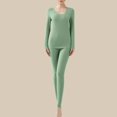 thumbnail image 2 of ZVNAΖH Womens Thermals Top and Bottom Set, Thick Thermal Underwear for Women Base Layer Set, Sizes M-3XL, 2 of 3