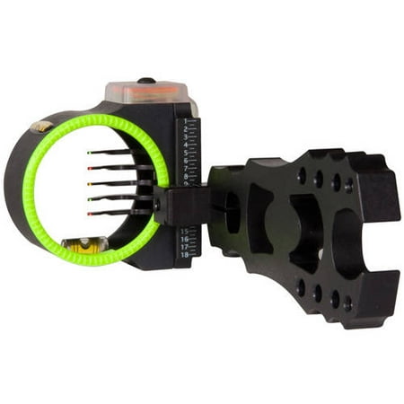 Black Gold Rush Bow Sight, 5 Pin, Right-Handed,