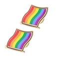 thumbnail image 1 of 2x Pin de del iris Pines de solapa Pin de botón de metal del iris pines Insignias perfke Insignia de pines de arco iris, 1 of 9