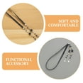thumbnail image 3 of TEHAUX 2Pcs Vintage Black Eyeglasses Strap with Crystal Embellishments Comfortable Ribbon for Hanging Use, 3 of 8
