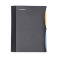 thumbnail image 1 of Mintra Office Durable PREMIUM Spiral Notebook, ((Black, 2 Subject (6in x 9.5in)), Wire, Fabric Covered Coils, No Snags, Removable Adjustable Pocket Dividers, Ruler, Organization, Customizable, 1 of 1