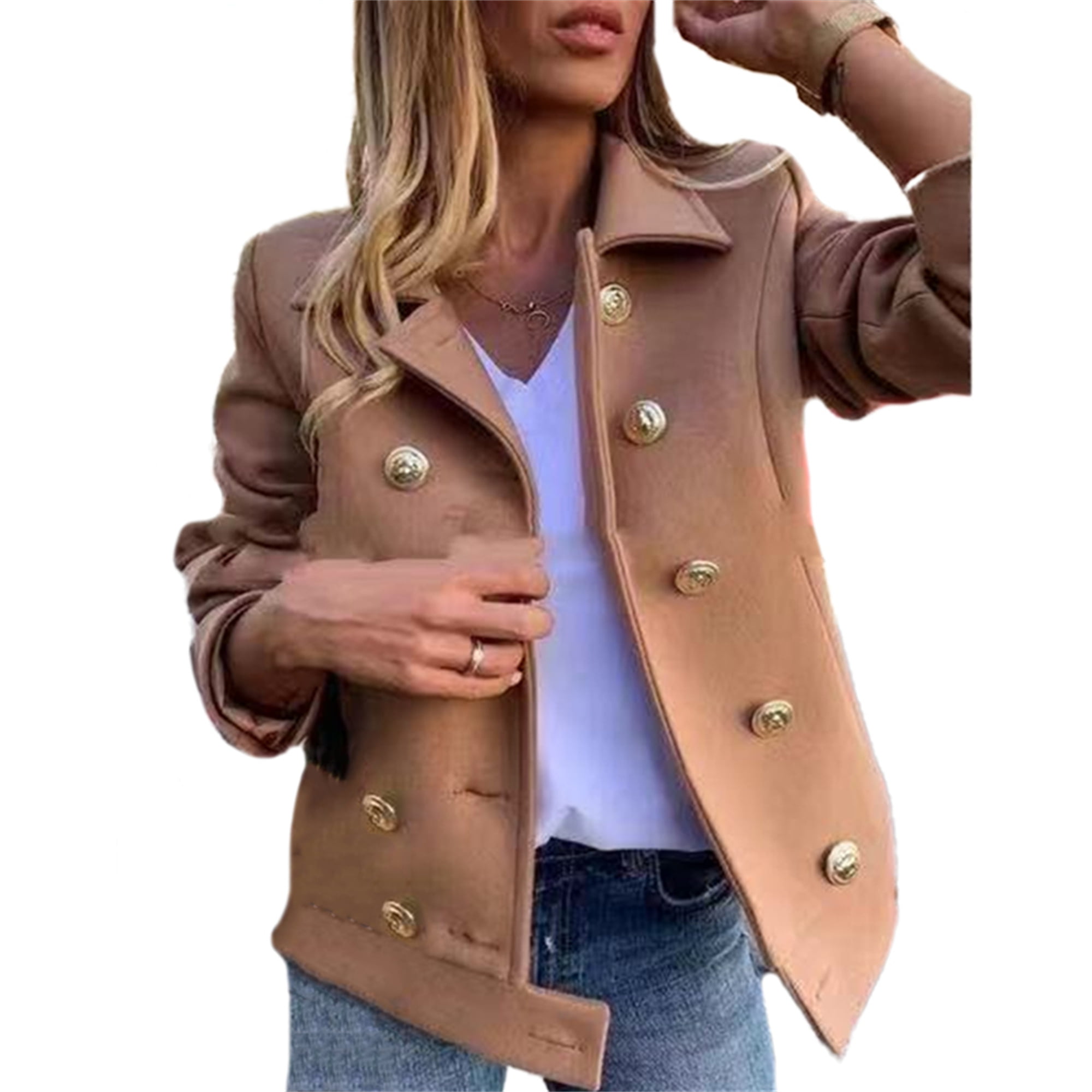 sport coats and suit jackets Natural Womens Clothing Jackets Blazers Mrz Wool Single-breasted Button-fastening Blazer in Brown 