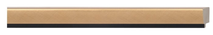 18x24 Gold w/ Black Trim Two-Tone Wood Frame - 'CityScapes' Thin - Great for Posters, Photos, Art