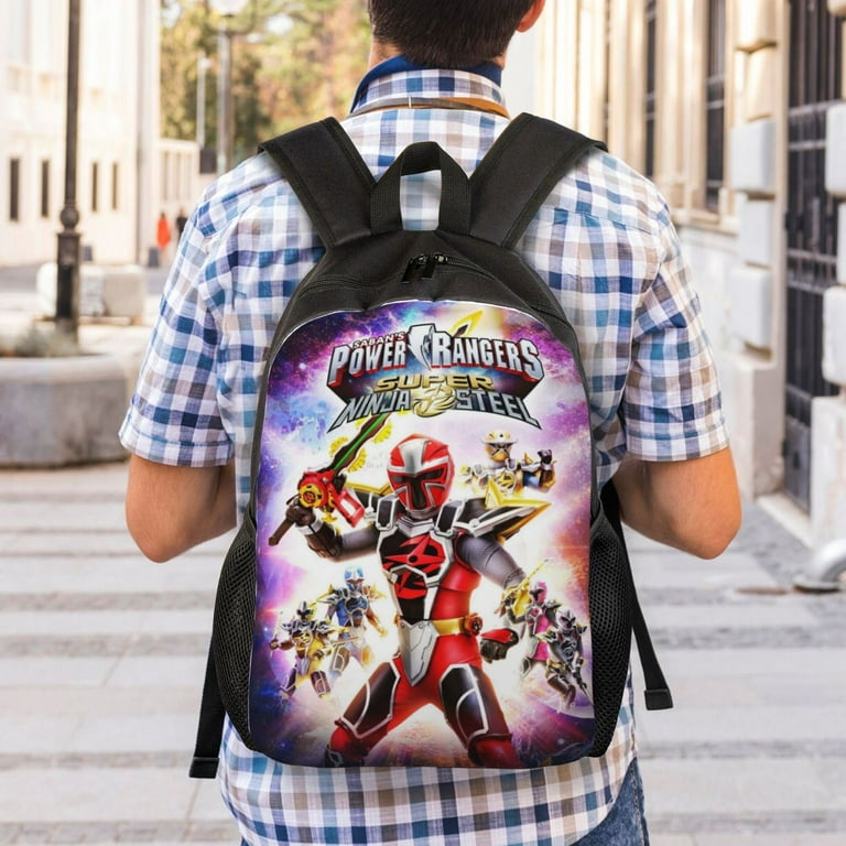Kid Power Rangers School Backpack Bookbag Daypack School Bag For Teens Boys Girls