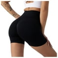 thumbnail image 5 of Rhuody Womens Yoga Pants High Waist Slim Fit Sweatpants Seamless Shorts Workout Gym Shorts Classic Wear Black L, 5 of 5