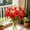 Red, variant on Miwamany Artificial Flowers 5 Heads Real Touch Silk Fake Flower Arrangement, Vibrant Red Faux Hibiscus Bouquet for Home Decor Living Room Table Vase Wedding Boho Centerpiece