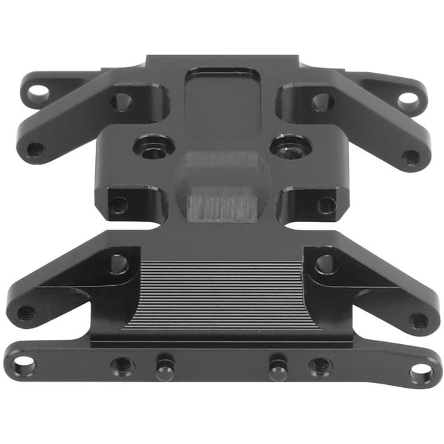 Parte inferior de caja de onda media RC soporte de transmisión de montaje de caja de cambios de alta resistencia para Axial SCX24 90081 1/24 RC Car para taller de reparación Fugacal Otros