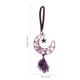 thumbnail image 2 of unbranded Colgante De Cristal Lunar Morado Para Interior De Vehículo Y Pared, 2 of 7