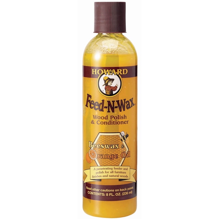 Howard Feed-N-Wax Wood Polish & Conditioner, 8 oz photo 1