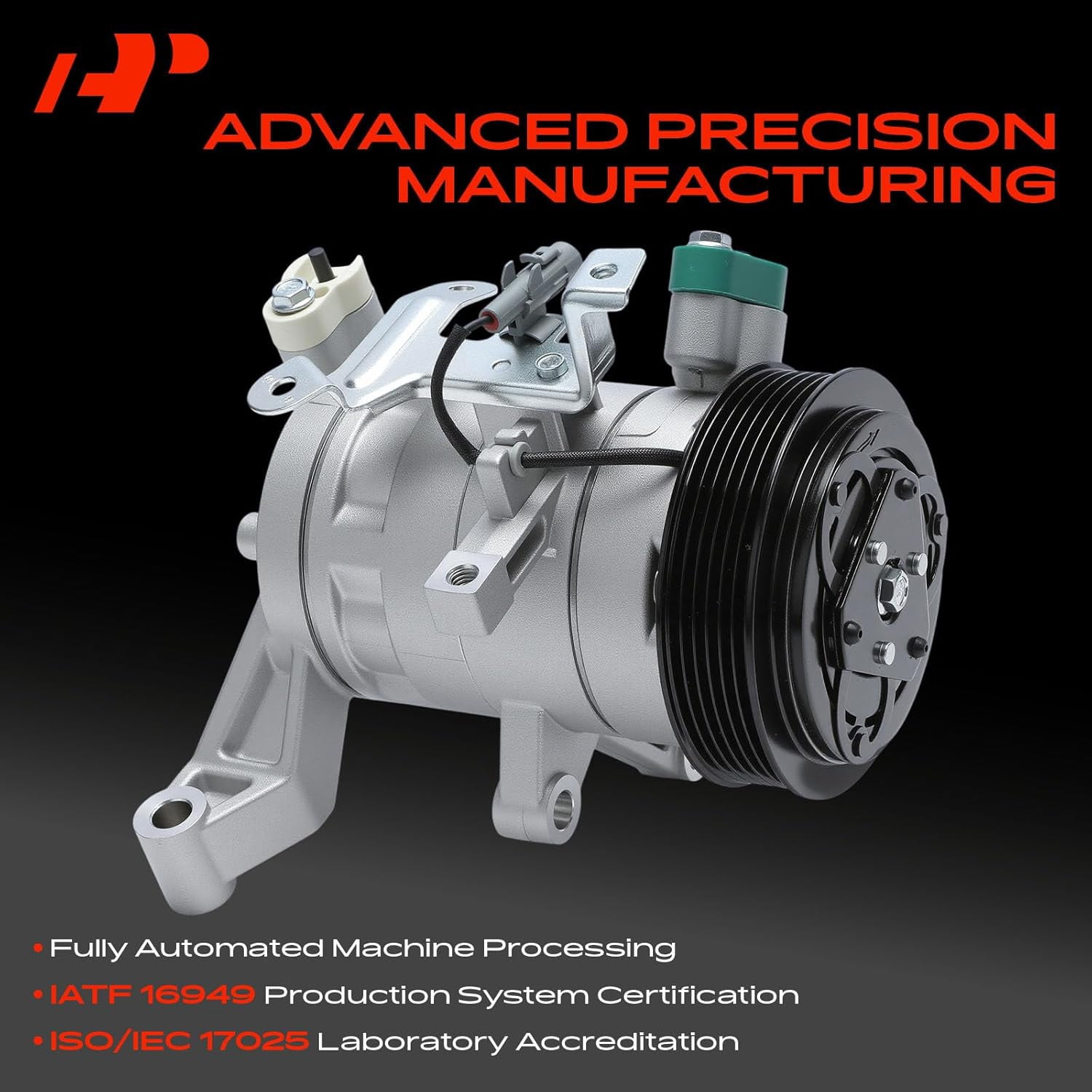 A-Premium Air Conditioner AC Compressor with Clutch Compatible with Subaru Forester 2014-2018, Impreza 2012-2016 2.0L, Crosstrek 2016-2017, XV Crosstrek 2013-2015, GAS only