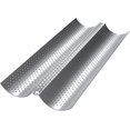 thumbnail image 1 of Oven Baguette Mold, Bread Baguette Mold, Baguette Mold, Non-stick Perforated Baking Tray, for 2 Baguettes, Bread Molds in High Quality (38x16.2x2.4cm), 1 of 4