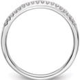 thumbnail image 2 of 14K White Gold Diamond Wedding Band (Size 7) Made In India rm2203b-012-waa, 2 of 5