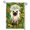 C, variant on XaaKee Garden Flags, Aloha Tuxedo Tropical Frame Cat Portrait Yard Flag, Double-sided High-Quality White Linen Spring Garden Flag for Outside Clearance, Patio Lawn Banner, 12x18Inch