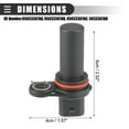 thumbnail image 4 of Sensor de posición del árbol de levas, para Chrysler Sebring 2007-2011, plástico, 05033307AA, negro, 4 of 7