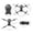 Black, variant on Drone with Camera, HD Dual Lens Foldable Design with Obstacle Avoidance, 2 Batteries for Extended Use, for Beginners and Adults
