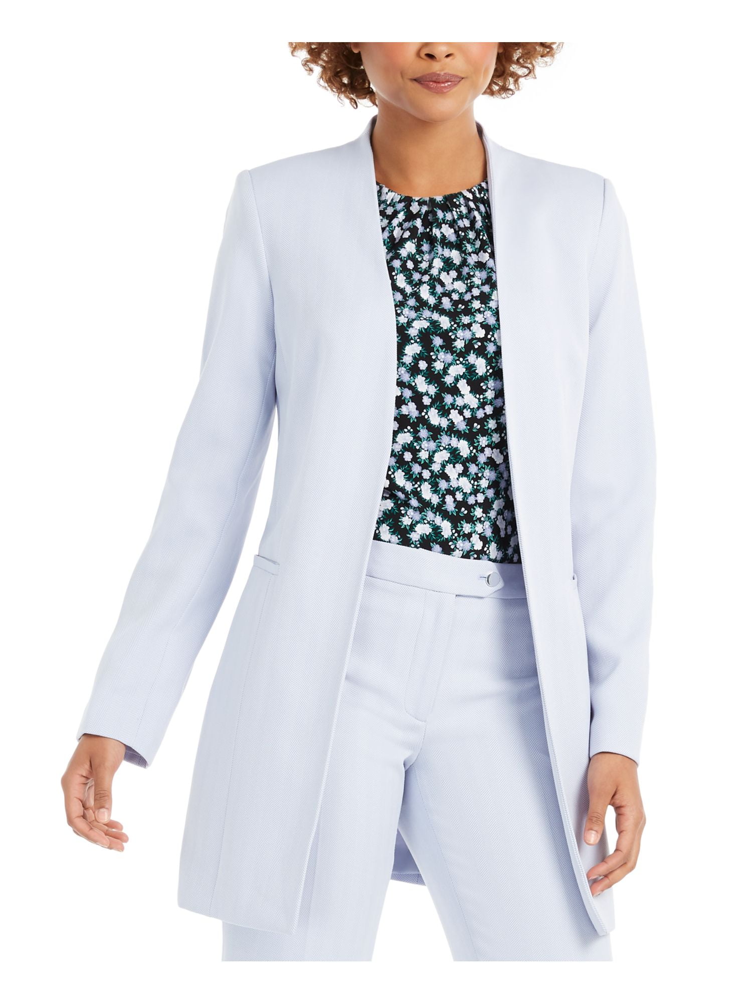 calvin klein light blue coat