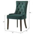thumbnail image 6 of ACME Farren Side Chair in Green and Espresso (Set of 2), 6 of 6