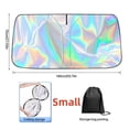 thumbnail image 1 of Wartleves Parasol de verano para parabrisas delantero de coche, aislamiento térmico, protección UV, protector solar, cortina de estilo portátil plegable para coche, 1 of 1