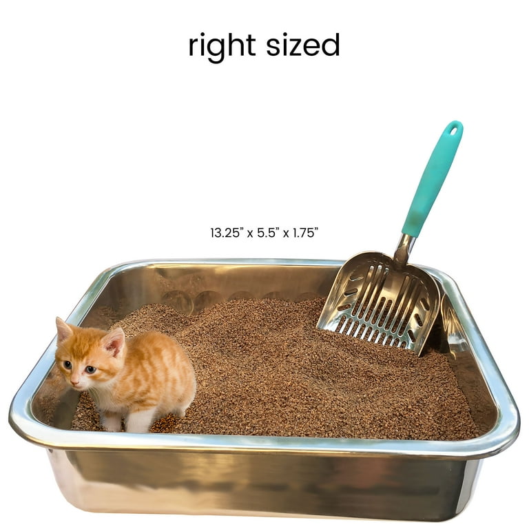 DuraScoop DurAnimals Cat Litter Scoop Metal