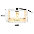 thumbnail image 3 of 3 Packs Flea Traps for Inside Your Home with Machine *1,Lamp Holder Line *1,Light Bulb *2,Adhesive Paper *2,Pest Insects Killer Bed Bug with Light for Indoor Safe to Pets(Square Flea Trap,White), 3 of 8