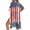 4th of July USA Flag, variant on USA Flag July 4th Print Womens Swimwear Cover Up Summer Beachwear Bikini Coverup Half Sleeve Kimono Cardigan Breathable Ladies Cover Ups Casual Resort Wear