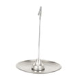 thumbnail image 2 of Soporte para quemador de incienso, Base de placa de incienso, fácil de limpiar, soporte para varillas de incienso de forma redonda, decoración para , plata, 2 of 8