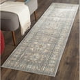 thumbnail image 2 of SAFAVIEH Valencia Selwyn Floral Bordered Polyester Runner Rug, Mauve, 2'3" x 12', 2 of 6