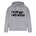 thumbnail image 4 of Lilgiuy Men's Hoodie Letter Printed Pullover Long-sleeved Top Hooded Sweatshirts for Going Out, 4 of 5
