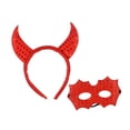 thumbnail image 3 of Diadema de Halloween para niños, accesorio de disfraz para baile de graduación, disfraces y presentaciones. Rojo, 3 of 10