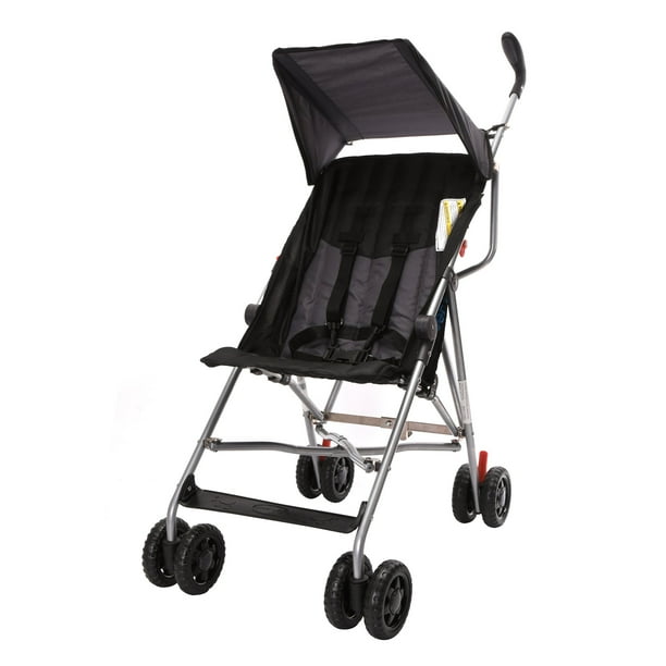 Buy Wonder Buggy Taylor Umbrella Stroller With Flat Canopy Solid Black Walmart Com Walmart Com