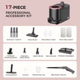 thumbnail image 6 of GOOVI Steam Cleaner 1500w Powerful Handheld Steamer with 57oz Watertank Steam Mop 15 in 1 Canister Steamer Cleaner for Home, Car, Floor Cleaning, 6 of 8