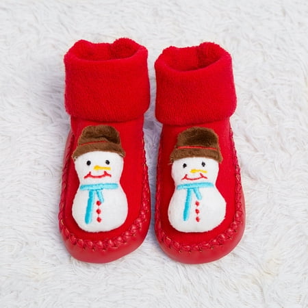 

Christmas Baby Girls Boys 3D Cartoon Animal Anti-Slip Socks Slippers
