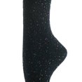 thumbnail image 6 of Lovely Annie Big Girls Women's 3 Pairs Cute High Knee Cotton Socks, Cozy Fluffy Fancy with a Wide Color and Size Range Size 6-9 L158212-3pBlkGreyWine, 6 of 9