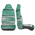 thumbnail image 3 of Fuzoiu Old Green Wooden Print Seat Covers Set, Car Seat Covers Front Seats, Car Seat Protector, Car Seat Cushion, Seat Covers Carseat Cover Universal Fit for Most Cars, 3 of 7