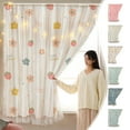 thumbnail image 1 of Xihbxyly Cortinas Autoadhesivas, Instalación Sin Taladros, Tejido de Poliéster Que Bloquea La Luz, Fáciles de Despegar y Pegar, Ambiente Acogedor para Dormitorio, Reducción de Ruido, Tamaño 100 X 150, 1 of 7