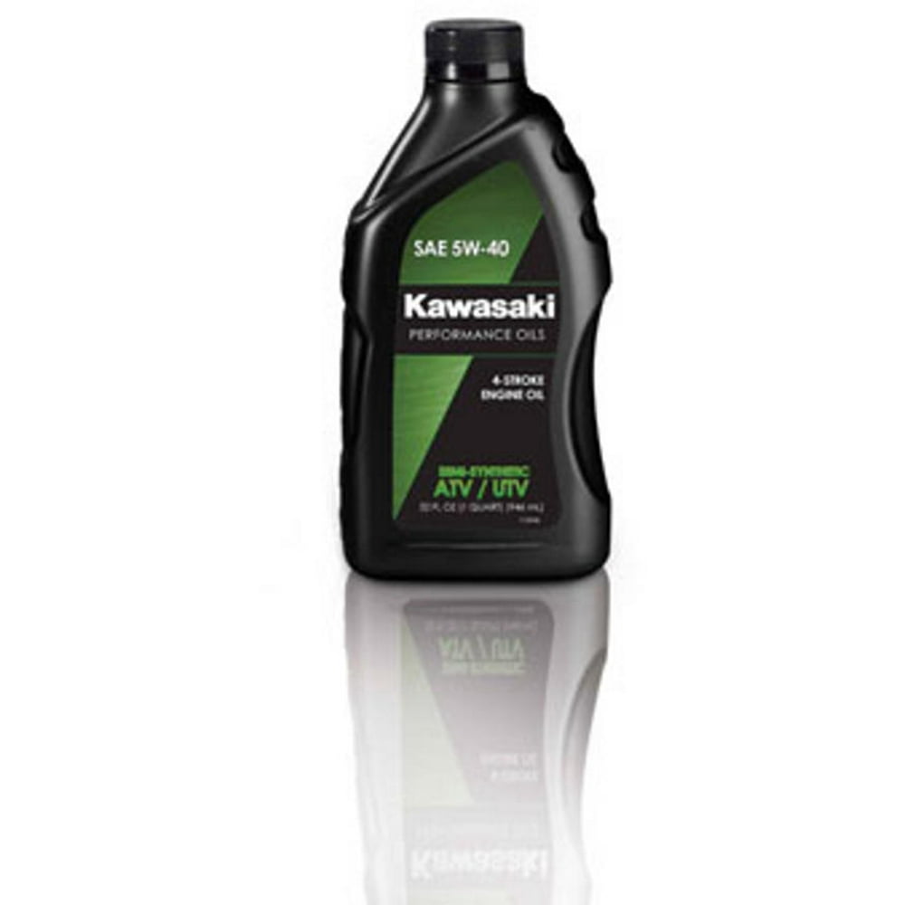 Kawasaki ATV/UTV Engine Oil 5W40 SemiSynthetic 1 Quart K61021205A