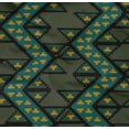 thumbnail image 4 of oneOone Tissu Popeline de Coton Biologique Sergé Chevrons Imprimé Point de Flamme Largeur 42 Pouces, 4 of 4
