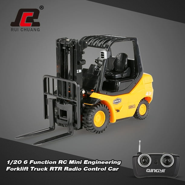 Original Ruichuang 1 20 6 Function Rc Mini Engineering Forklift Truck Rtr Radio Control Car Walmart Com Walmart Com