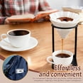 thumbnail image 5 of Sekonow 2 Pack Portable Coffee Maker Stand, Foldable Aluminum Pour Over Coffee Dripper Holder for Espresso Machines, Compact for Camping & Home Use, Black, 5 of 7